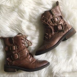 Lucky Brand Combat Boots